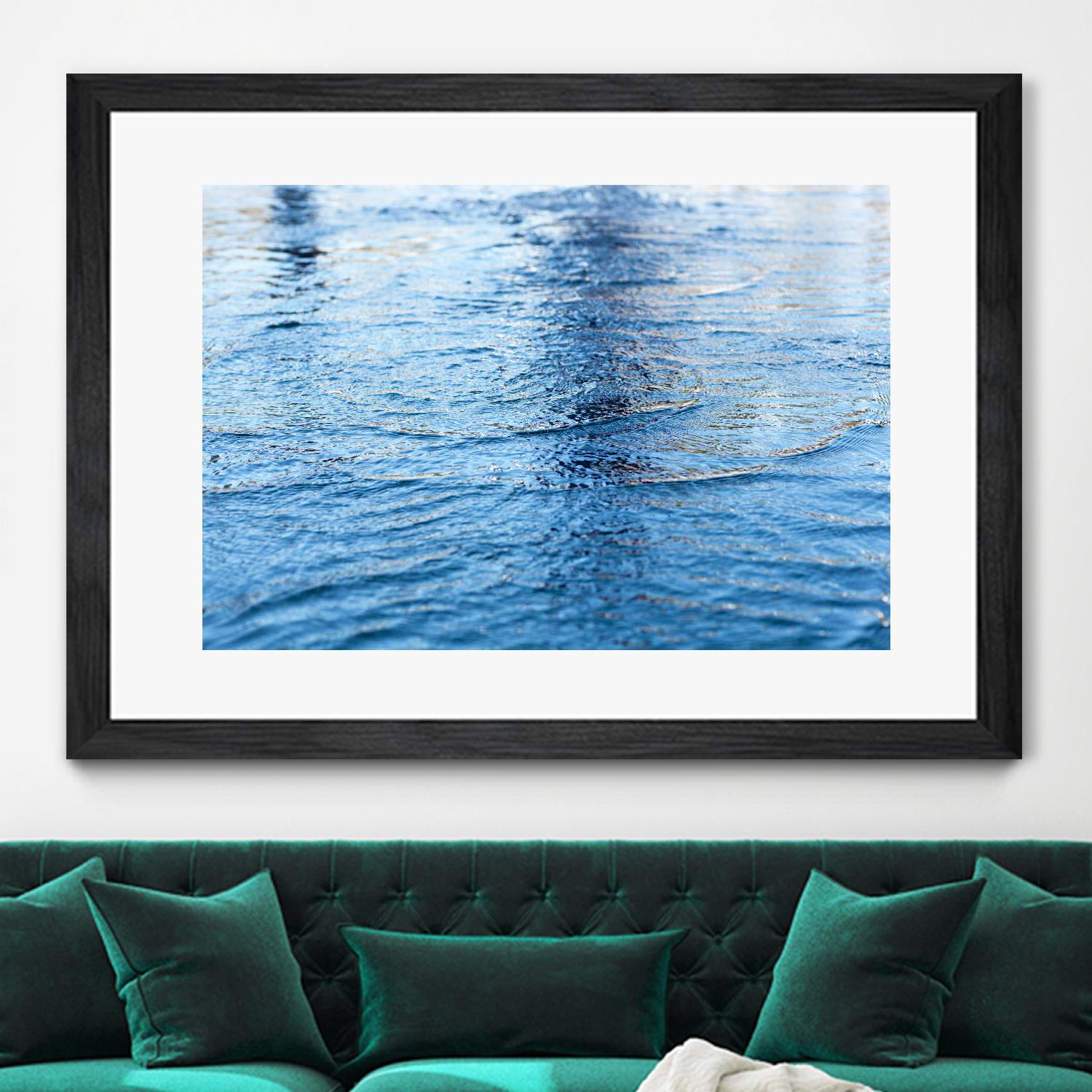 Reflections IV by Lily Mournier on GIANT ART - white sea scene