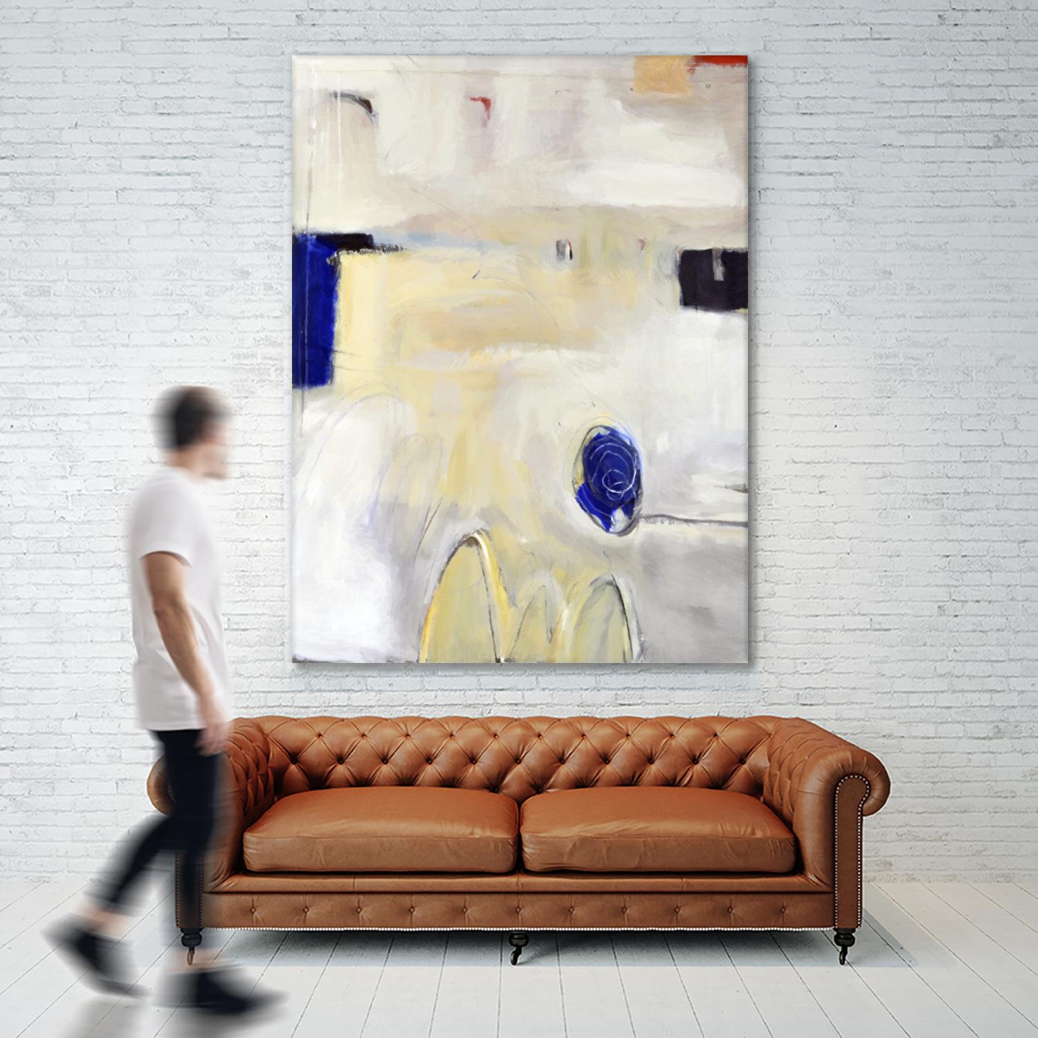 Unwind I by Mark Pulliam on GIANT ART - blue abstract