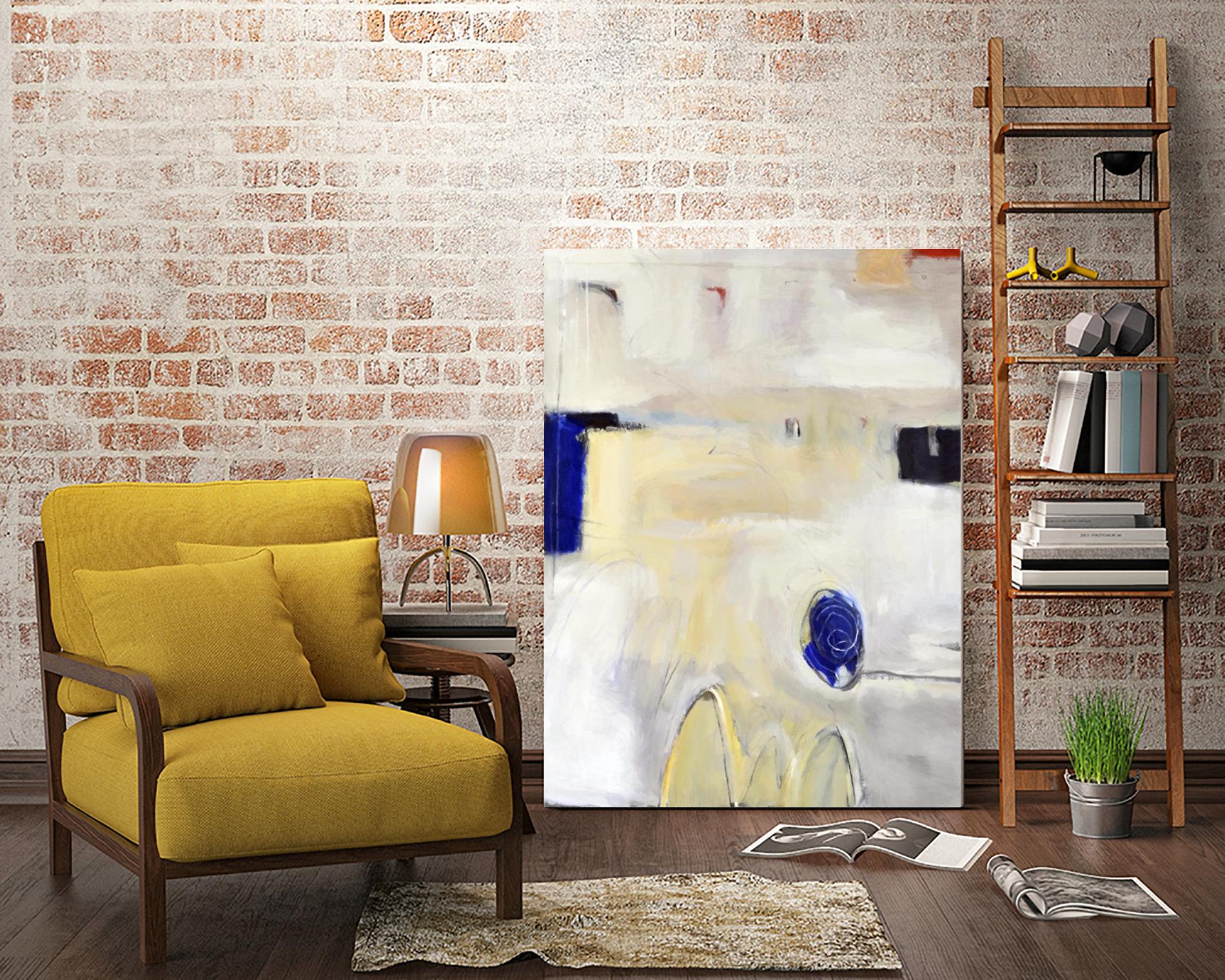 Unwind I by Mark Pulliam on GIANT ART - blue abstract