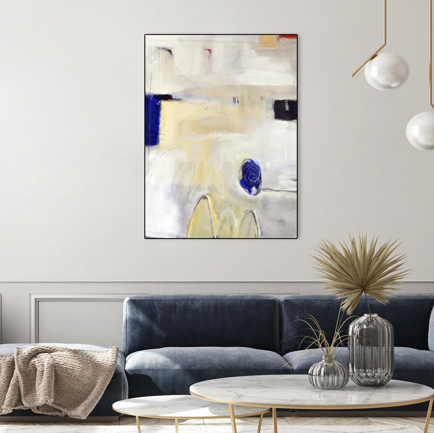 Unwind I by Mark Pulliam on GIANT ART - blue abstract