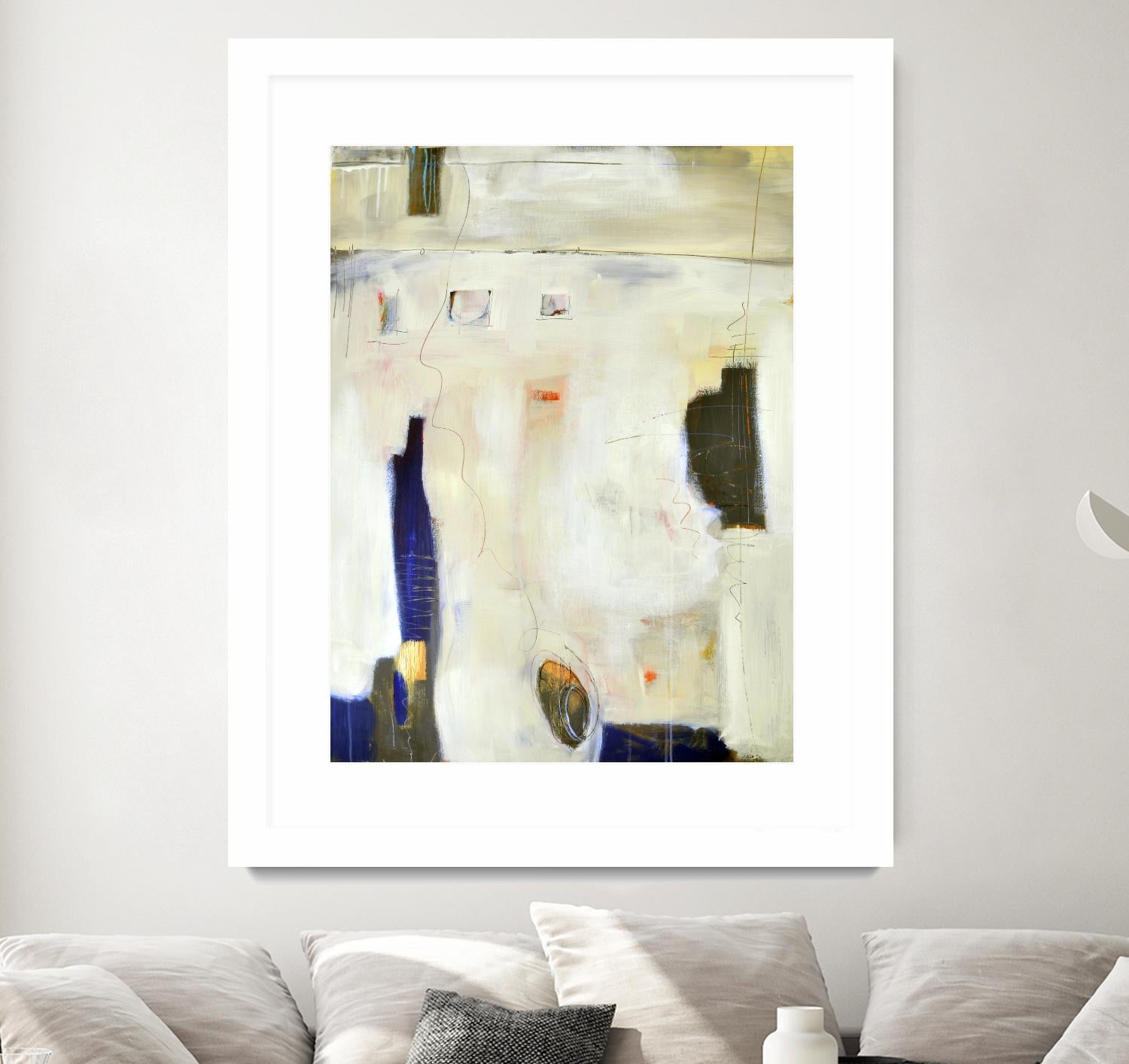 Unwind II by Mark Pulliam on GIANT ART - blue abstract