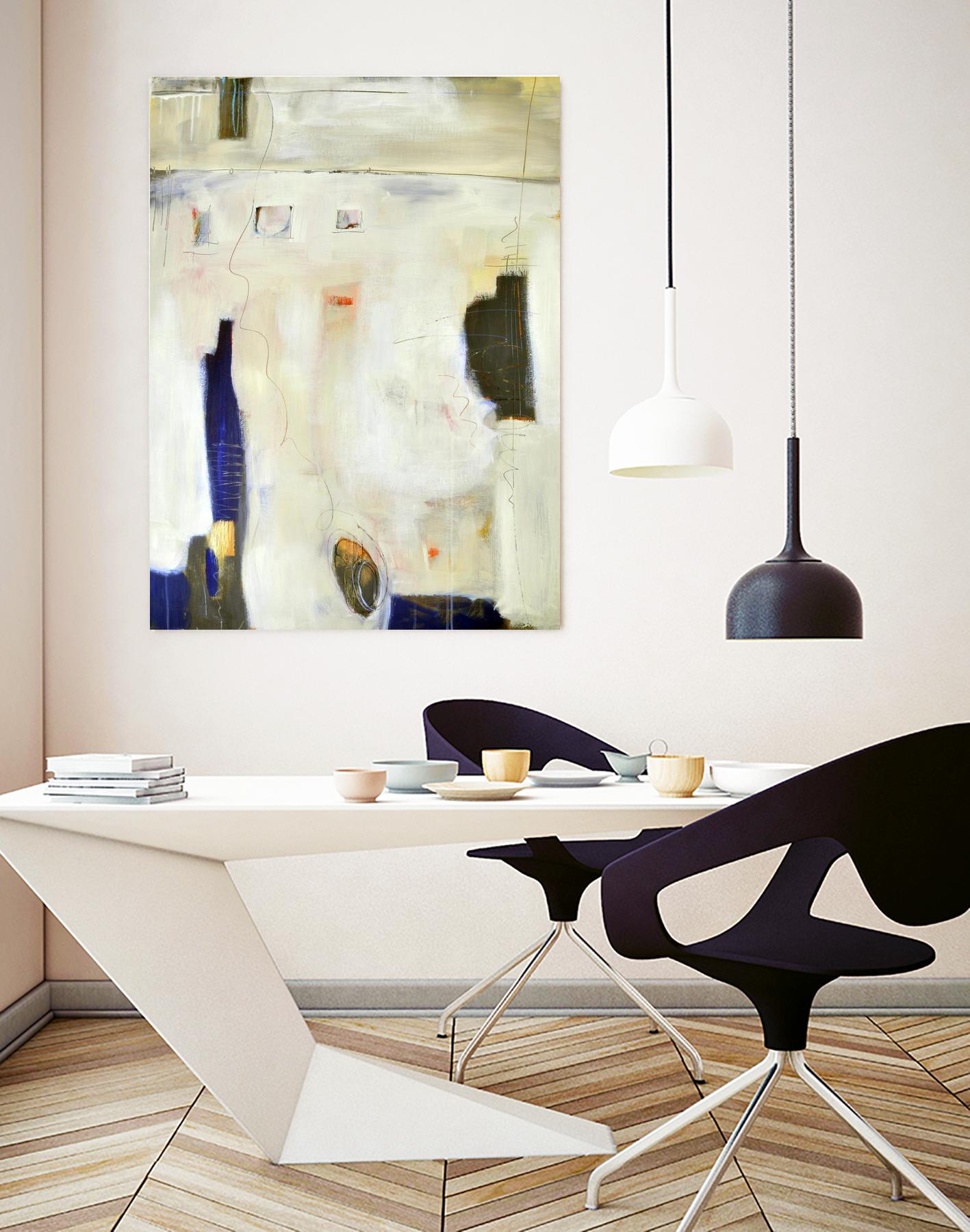 Unwind II by Mark Pulliam on GIANT ART - blue abstract