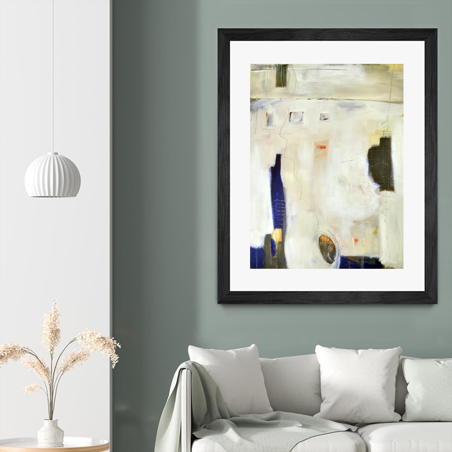 Unwind II by Mark Pulliam on GIANT ART - blue abstract