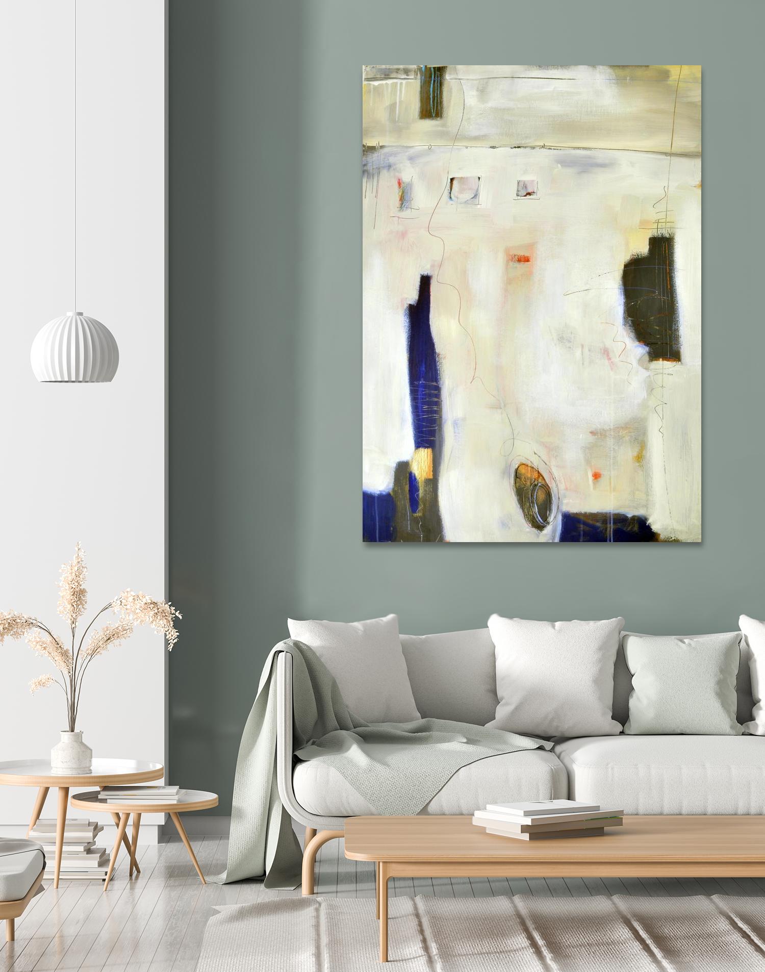 Unwind II by Mark Pulliam on GIANT ART - blue abstract