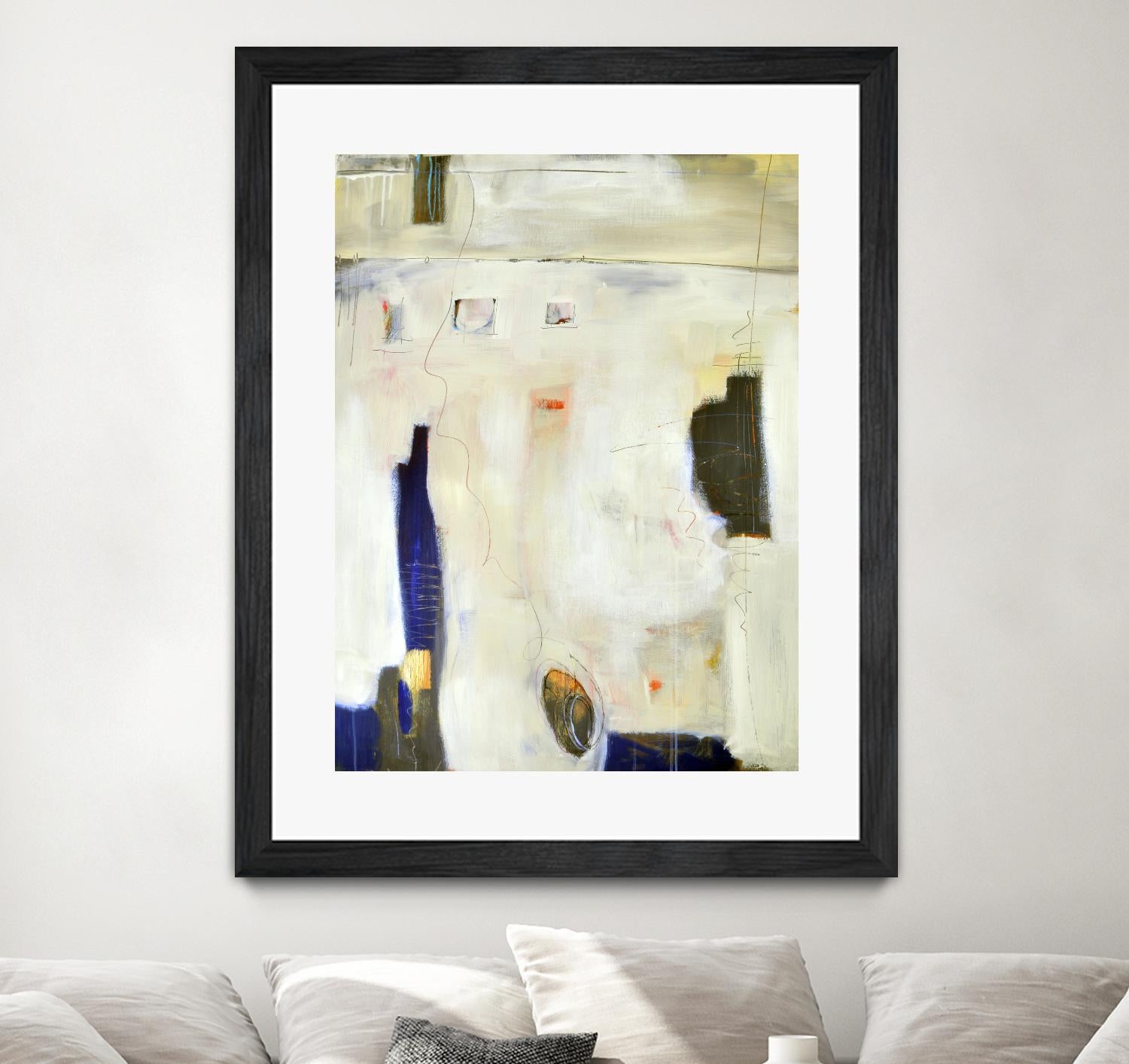 Unwind II by Mark Pulliam on GIANT ART - blue abstract