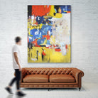 The History of Losing Zeroes Part I by Mark Pulliam on GIANT ART - blue abstract