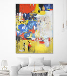 The History of Losing Zeroes Part I by Mark Pulliam on GIANT ART - blue abstract