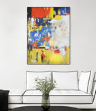 The History of Losing Zeroes Part I by Mark Pulliam on GIANT ART - blue abstract