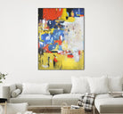 The History of Losing Zeroes Part I by Mark Pulliam on GIANT ART - blue abstract