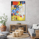 The History of Losing Zeroes Part I by Mark Pulliam on GIANT ART - blue abstract