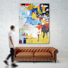 The History of Losing Zeroes Part II by Mark Pulliam on GIANT ART - yellow abstract