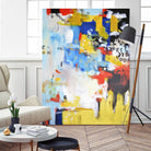 The History of Losing Zeroes Part II by Mark Pulliam on GIANT ART - yellow abstract