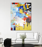 The History of Losing Zeroes Part II by Mark Pulliam on GIANT ART - yellow abstract