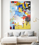 The History of Losing Zeroes Part II by Mark Pulliam on GIANT ART - yellow abstract