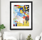 The History of Losing Zeroes Part II by Mark Pulliam on GIANT ART - yellow abstract