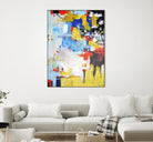 The History of Losing Zeroes Part II by Mark Pulliam on GIANT ART - yellow abstract