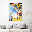 The History of Losing Zeroes Part II by Mark Pulliam on GIANT ART - yellow abstract