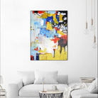 The History of Losing Zeroes Part II by Mark Pulliam on GIANT ART - yellow abstract