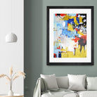 The History of Losing Zeroes Part II by Mark Pulliam on GIANT ART - yellow abstract