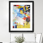 The History of Losing Zeroes Part II by Mark Pulliam on GIANT ART - yellow abstract