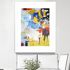 The History of Losing Zeroes Part II by Mark Pulliam on GIANT ART - yellow abstract