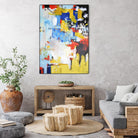 The History of Losing Zeroes Part II by Mark Pulliam on GIANT ART - yellow abstract