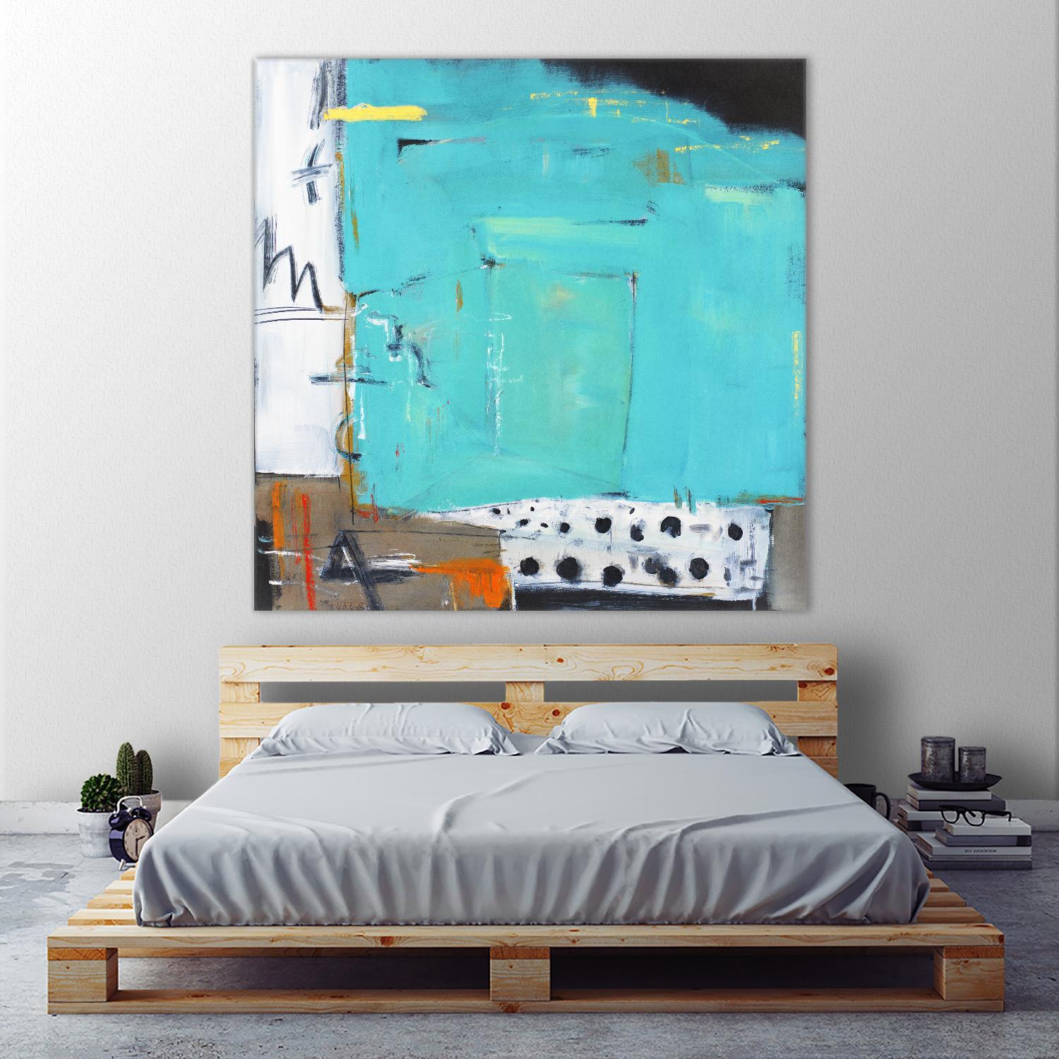 Ocean Side Café by Mark Pulliam on GIANT ART - white abstract