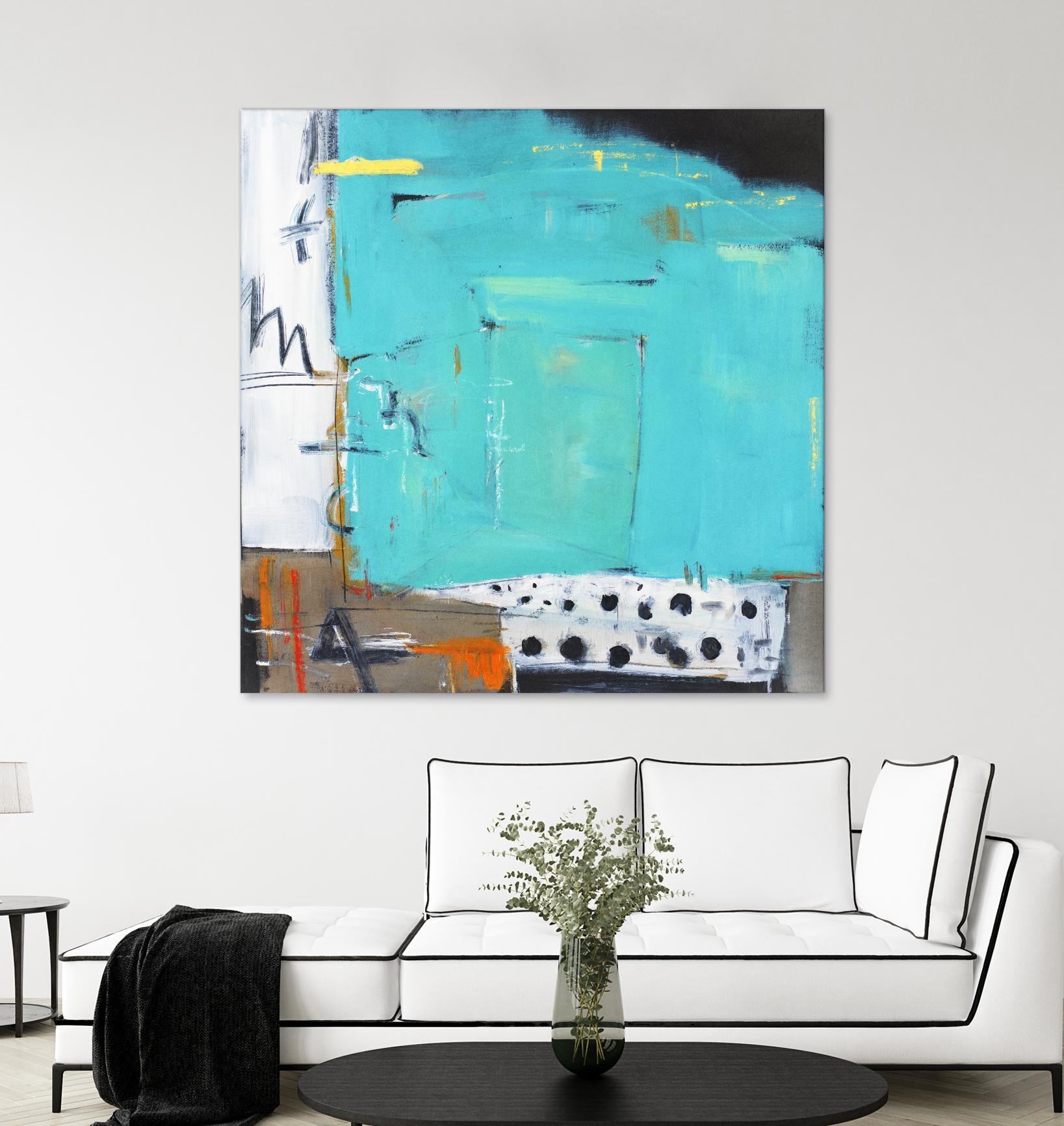 Ocean Side Café by Mark Pulliam on GIANT ART - white abstract