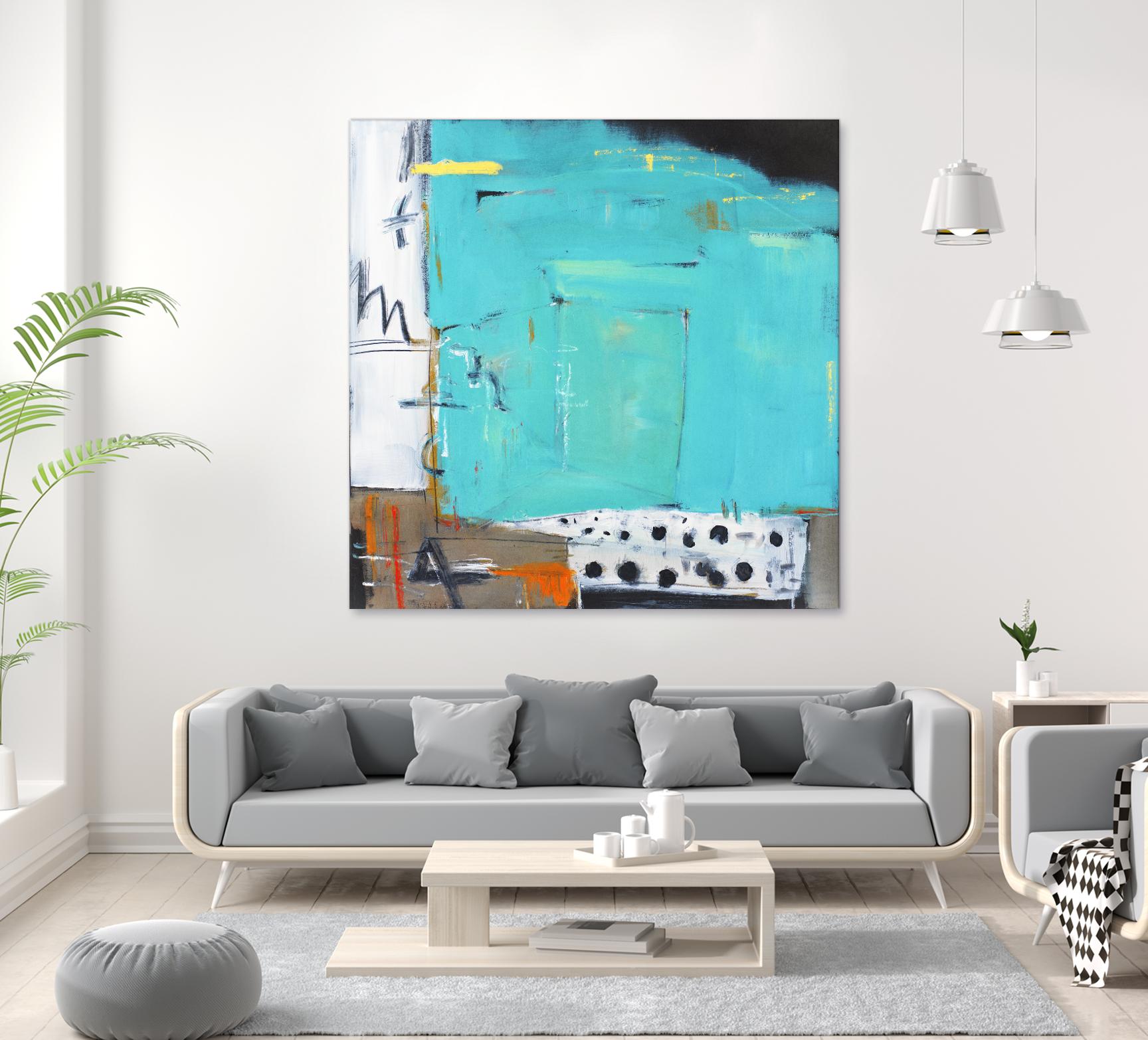 Ocean Side Café by Mark Pulliam on GIANT ART - white abstract