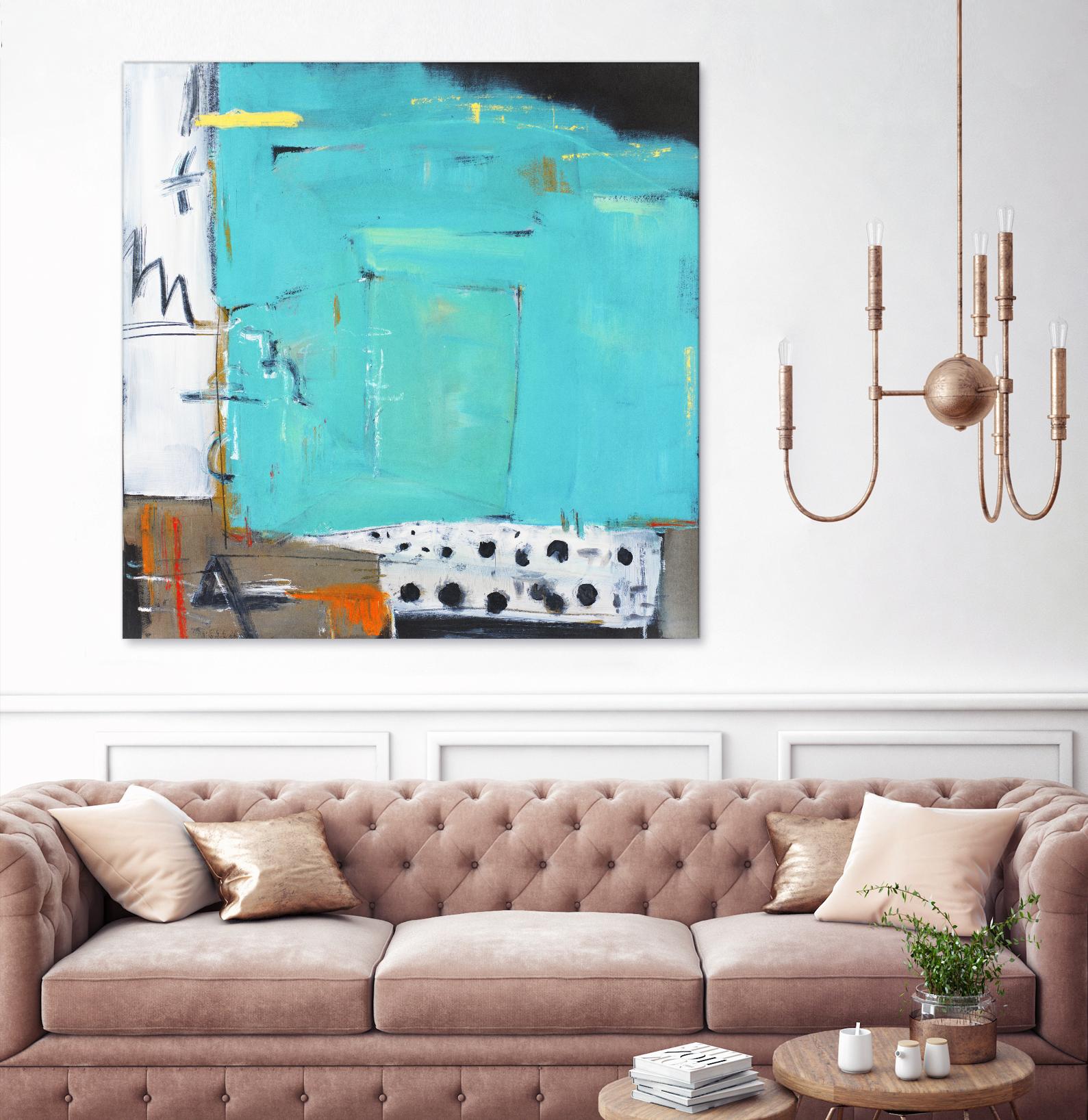 Ocean Side Café by Mark Pulliam on GIANT ART - white abstract