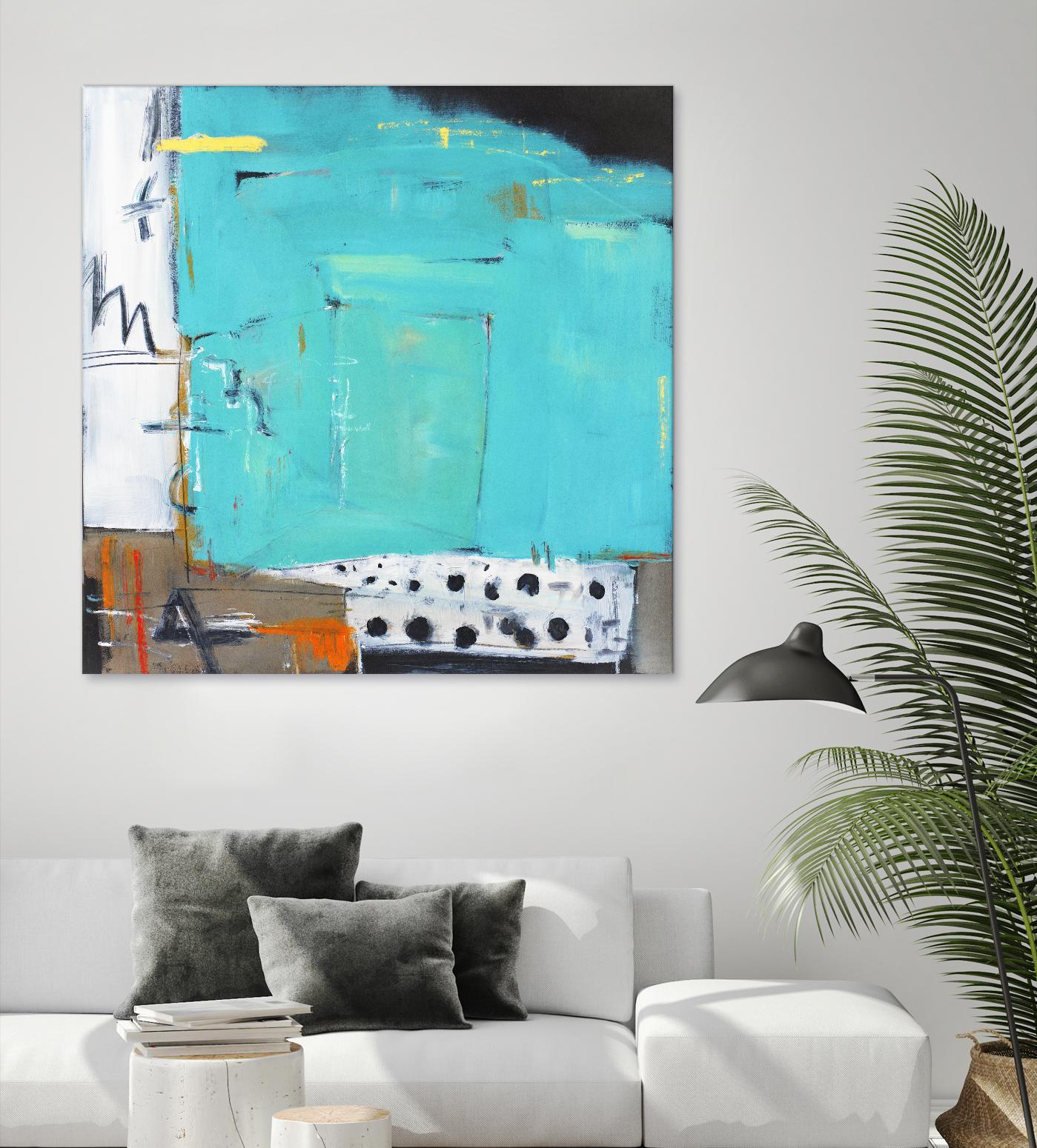 Ocean Side Café by Mark Pulliam on GIANT ART - white abstract