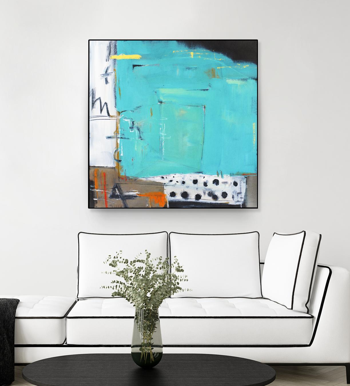 Ocean Side Café by Mark Pulliam on GIANT ART - white abstract