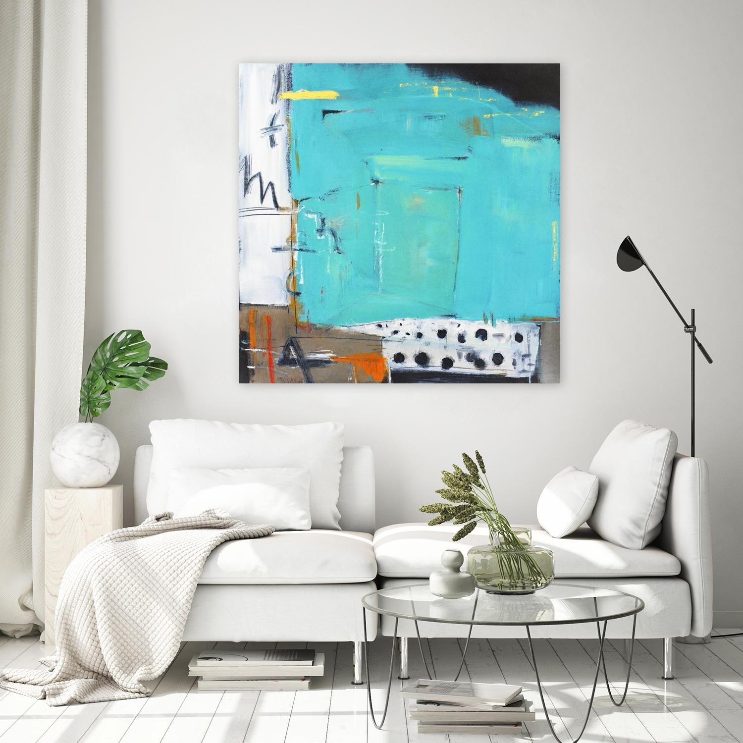 Ocean Side Café by Mark Pulliam on GIANT ART - white abstract