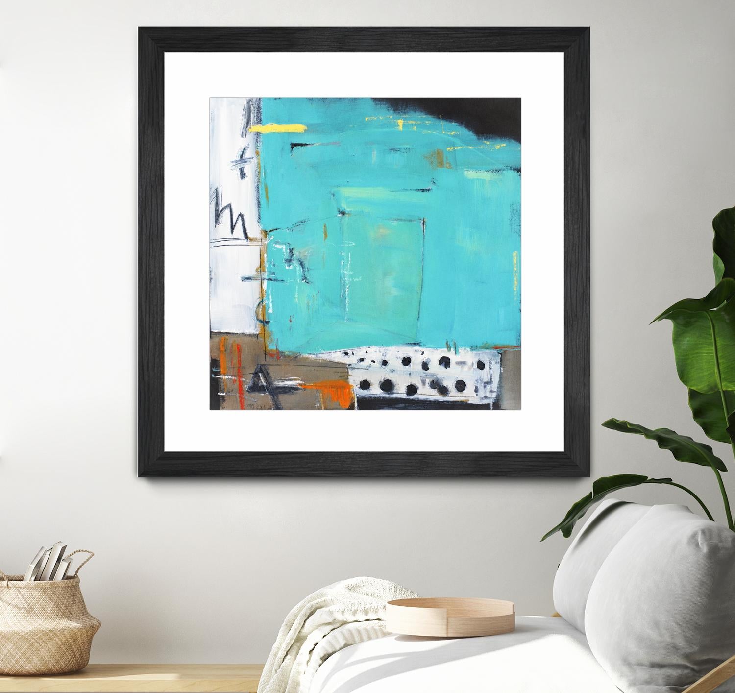 Ocean Side Café by Mark Pulliam on GIANT ART - white abstract