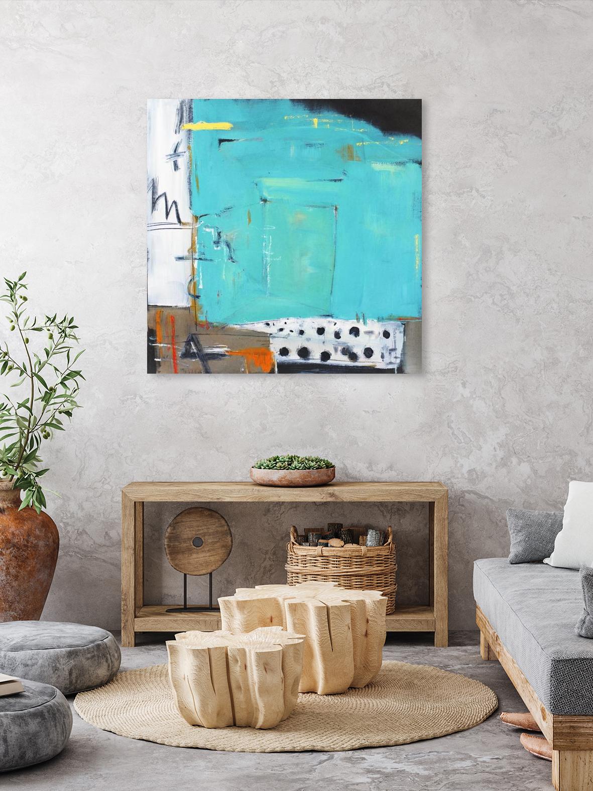 Ocean Side Café by Mark Pulliam on GIANT ART - white abstract