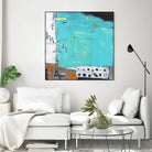 Ocean Side Café by Mark Pulliam on GIANT ART - white abstract