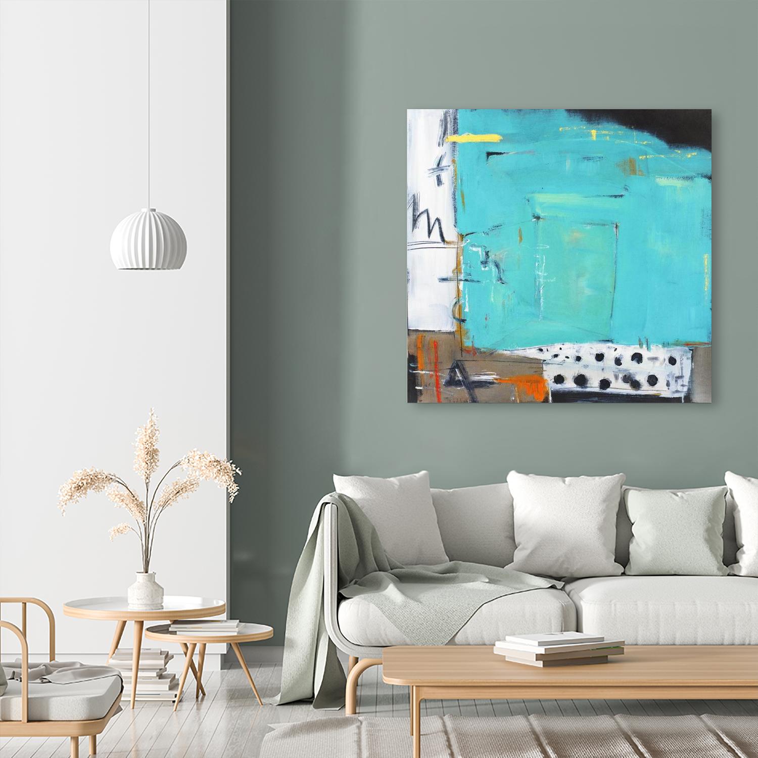 Ocean Side Café by Mark Pulliam on GIANT ART - white abstract