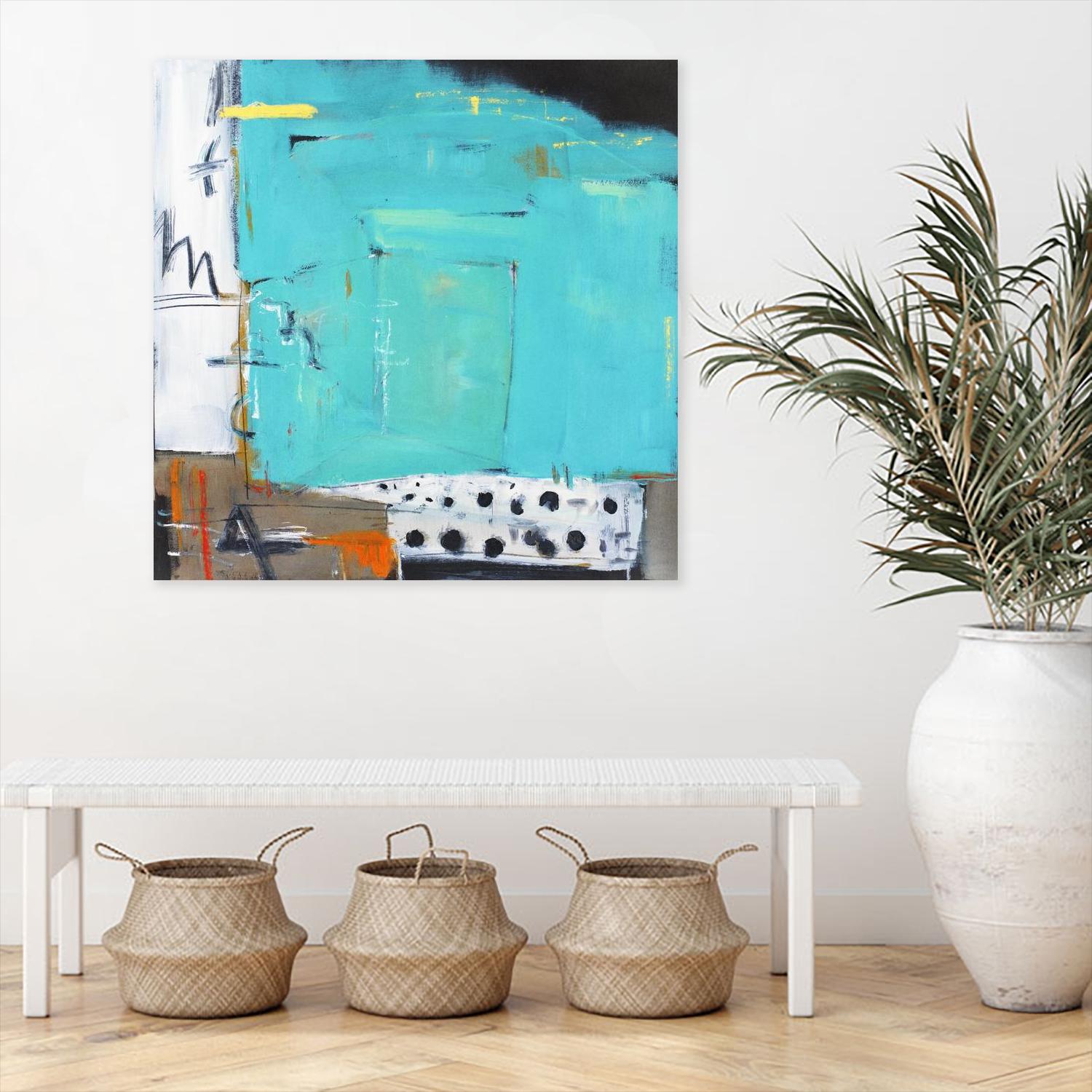 Ocean Side Café by Mark Pulliam on GIANT ART - white abstract