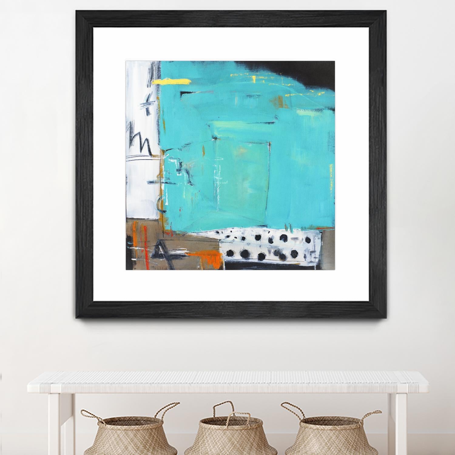 Ocean Side Café by Mark Pulliam on GIANT ART - white abstract