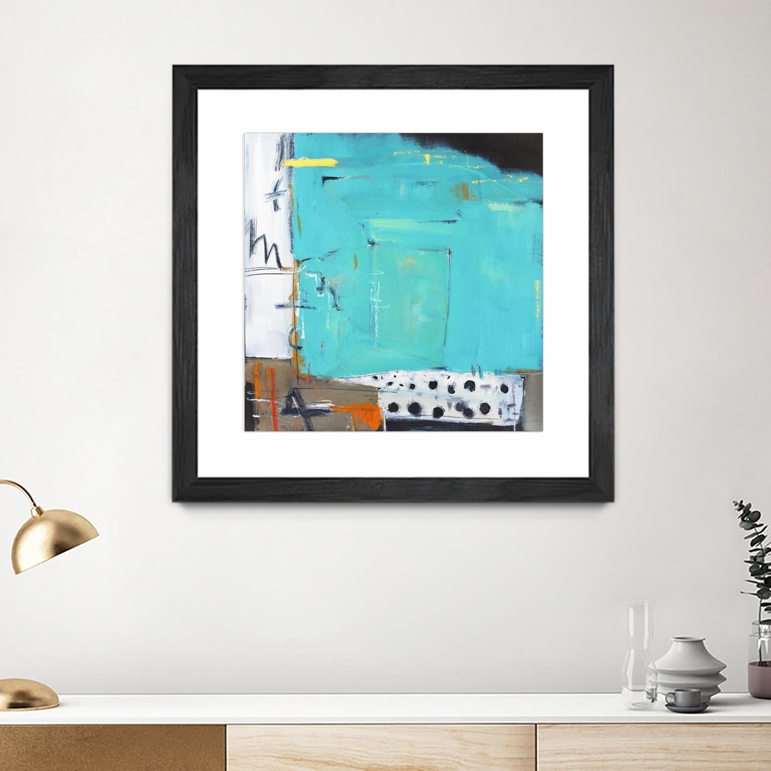 Ocean Side Café by Mark Pulliam on GIANT ART - white abstract