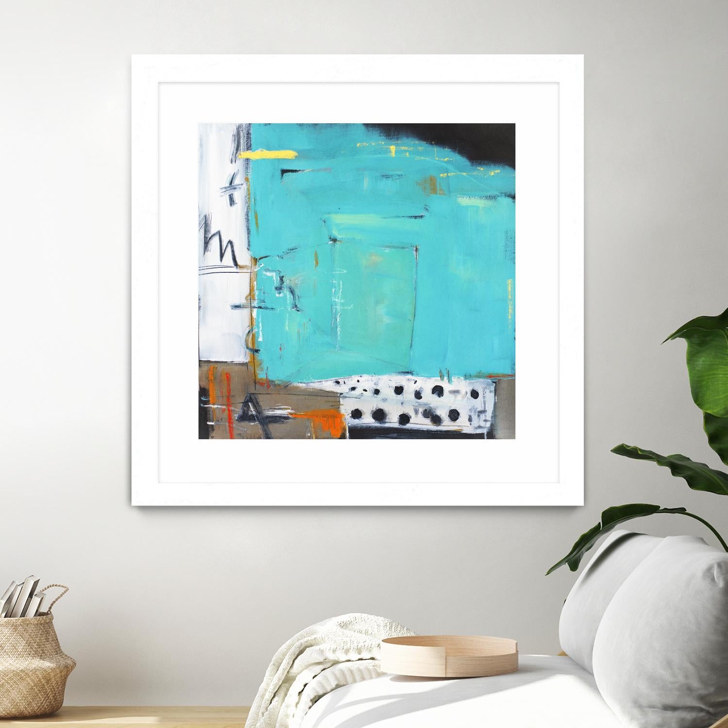 Ocean Side Café by Mark Pulliam on GIANT ART - white abstract