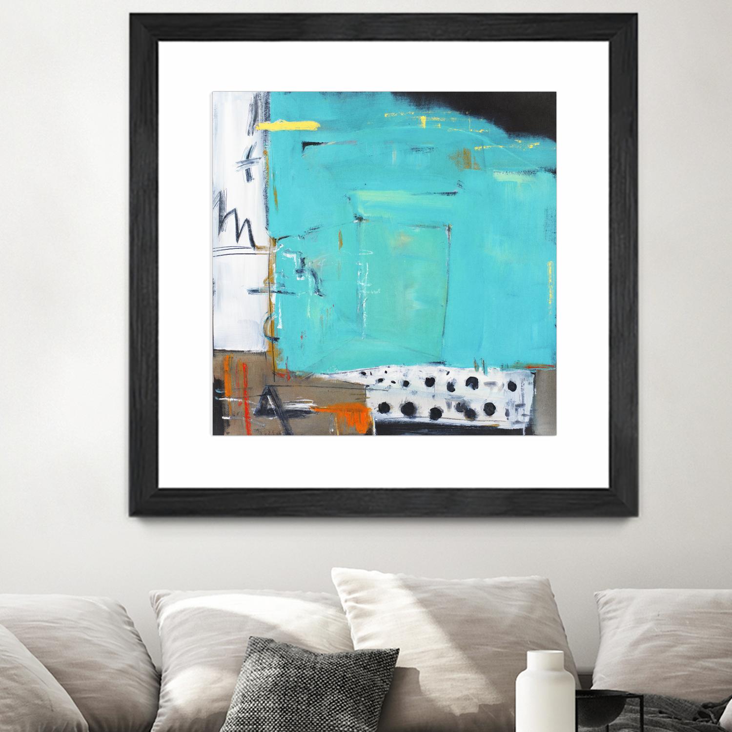 Ocean Side Café by Mark Pulliam on GIANT ART - white abstract