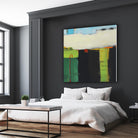 Red House View by Mark Pulliam on GIANT ART - black abstract