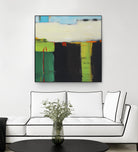 Red House View by Mark Pulliam on GIANT ART - black abstract