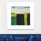 Red House View by Mark Pulliam on GIANT ART - black abstract