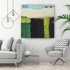 Red House View by Mark Pulliam on GIANT ART - black abstract