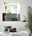 Small Red Door by Mark Pulliam on GIANT ART - blue abstract