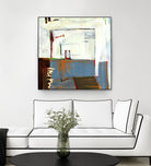 Small Red Door by Mark Pulliam on GIANT ART - blue abstract