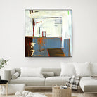 Small Red Door by Mark Pulliam on GIANT ART - blue abstract