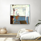 Small Red Door by Mark Pulliam on GIANT ART - blue abstract